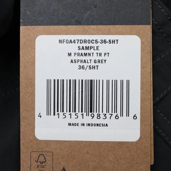 The North Face Pants NWT Mens 36x30 Gray Paramount Cargo Hiking Outdoor Straight - Picture 9 of 15